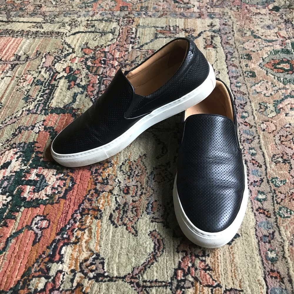 Greats Wooster perforated slip on sneaker size 10